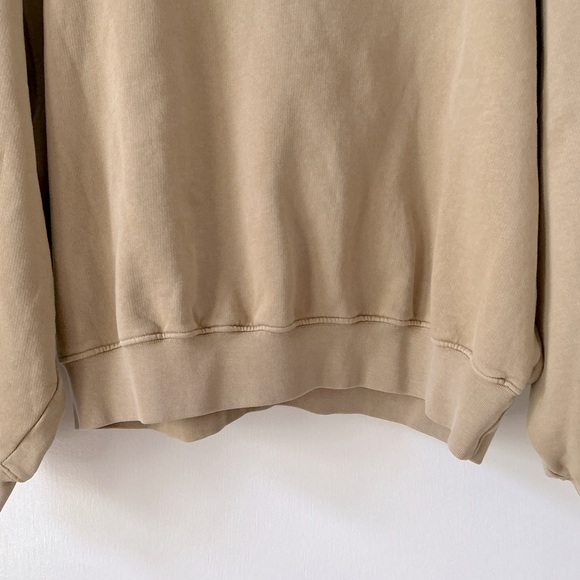 MATE the Label 100% Organic Fleece Embroidered MATE Sweatshirt in Hazelnut - Picture 7 of 14